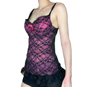Lace corset top