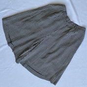 Gingham high waist shorts
