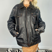Vintage Style Leather Jacket