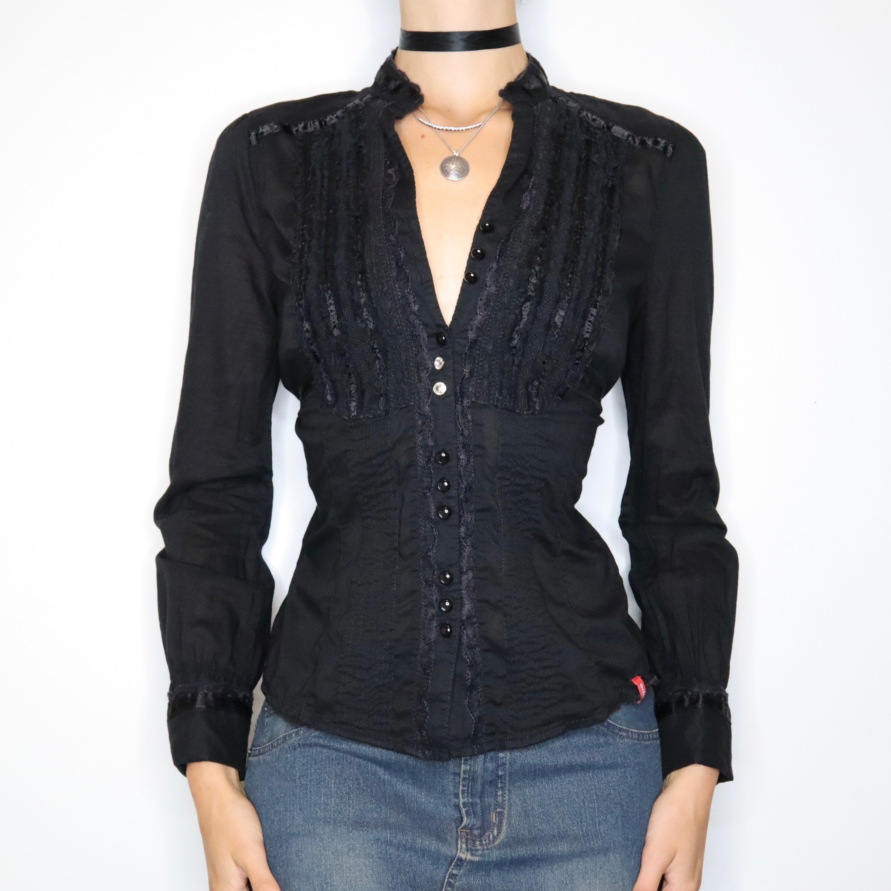 Esprit Gothic Blouse (S-M)