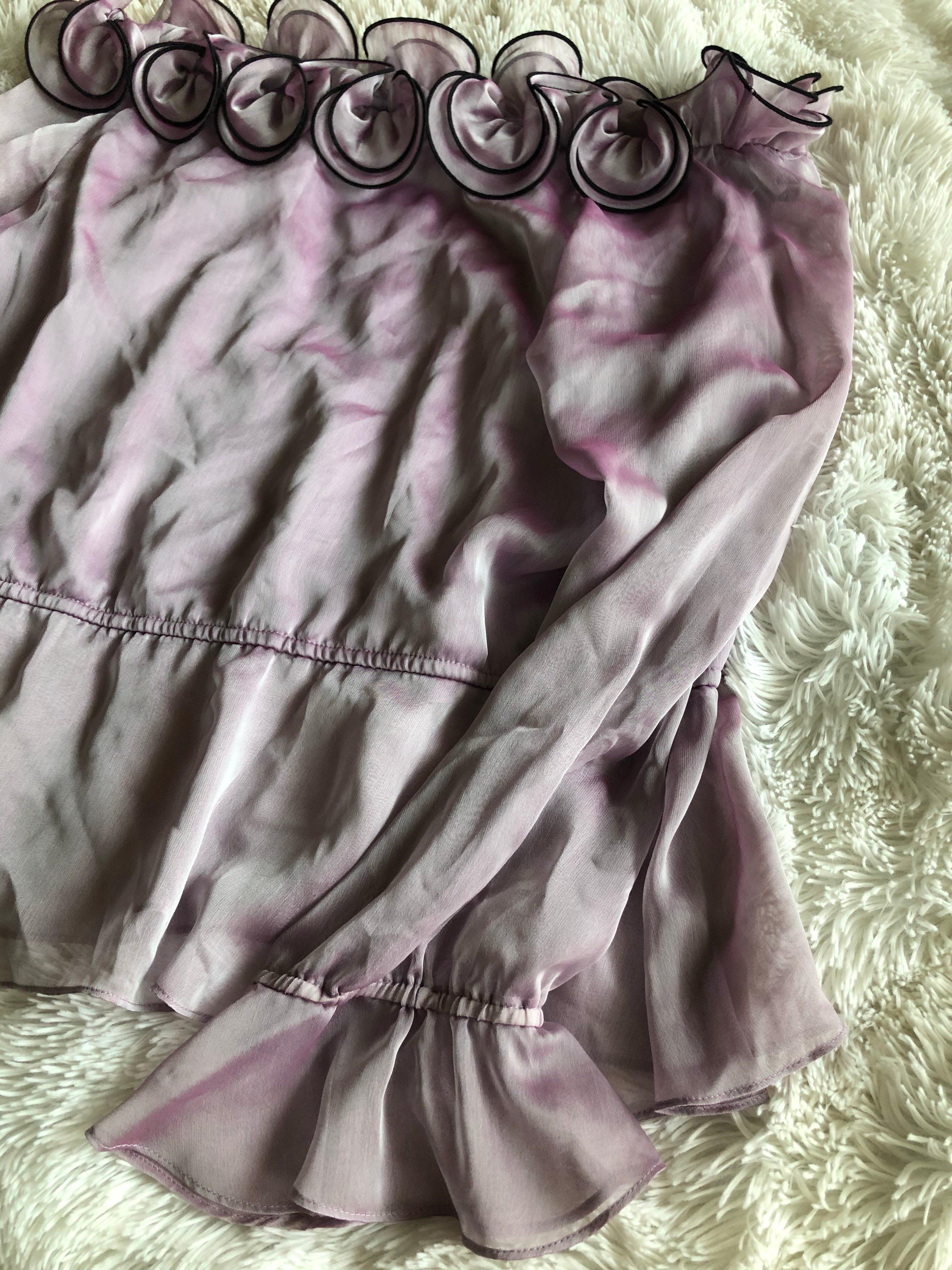 Holographic cold shoulder - XL