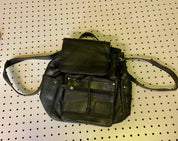 Leather backpack