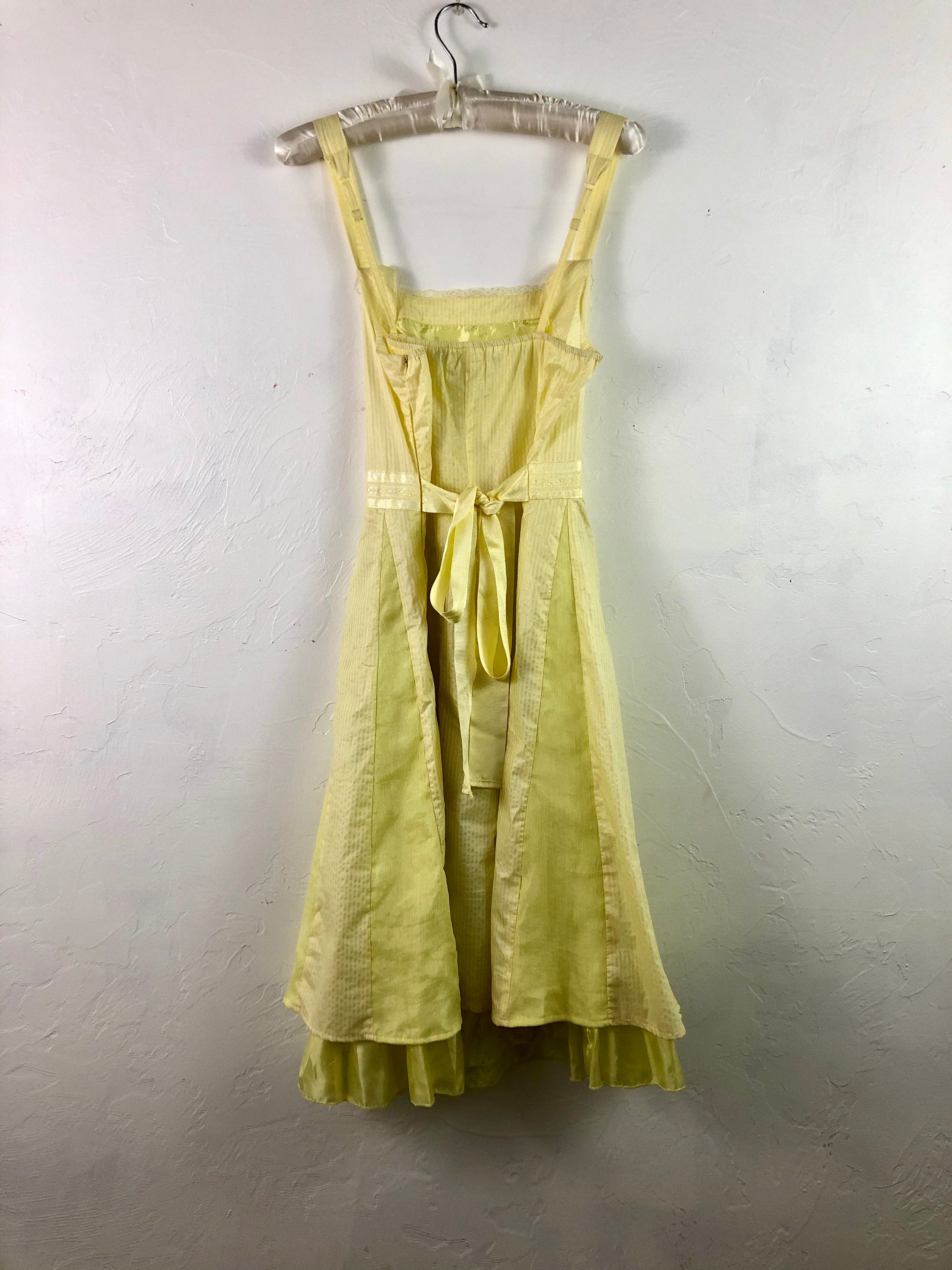 Candy shop yellow midi