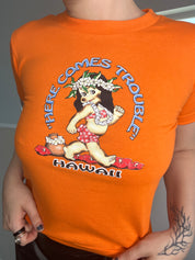Trouble In Paradise Baby Tee