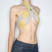 90s French Silk Chiffon Scarf