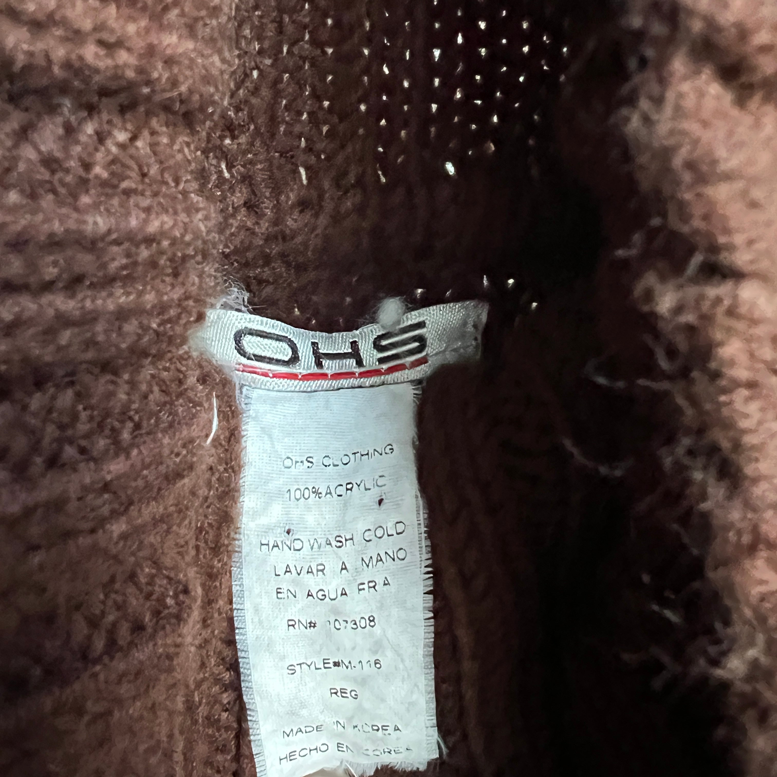 90s brown crochet fringe poncho