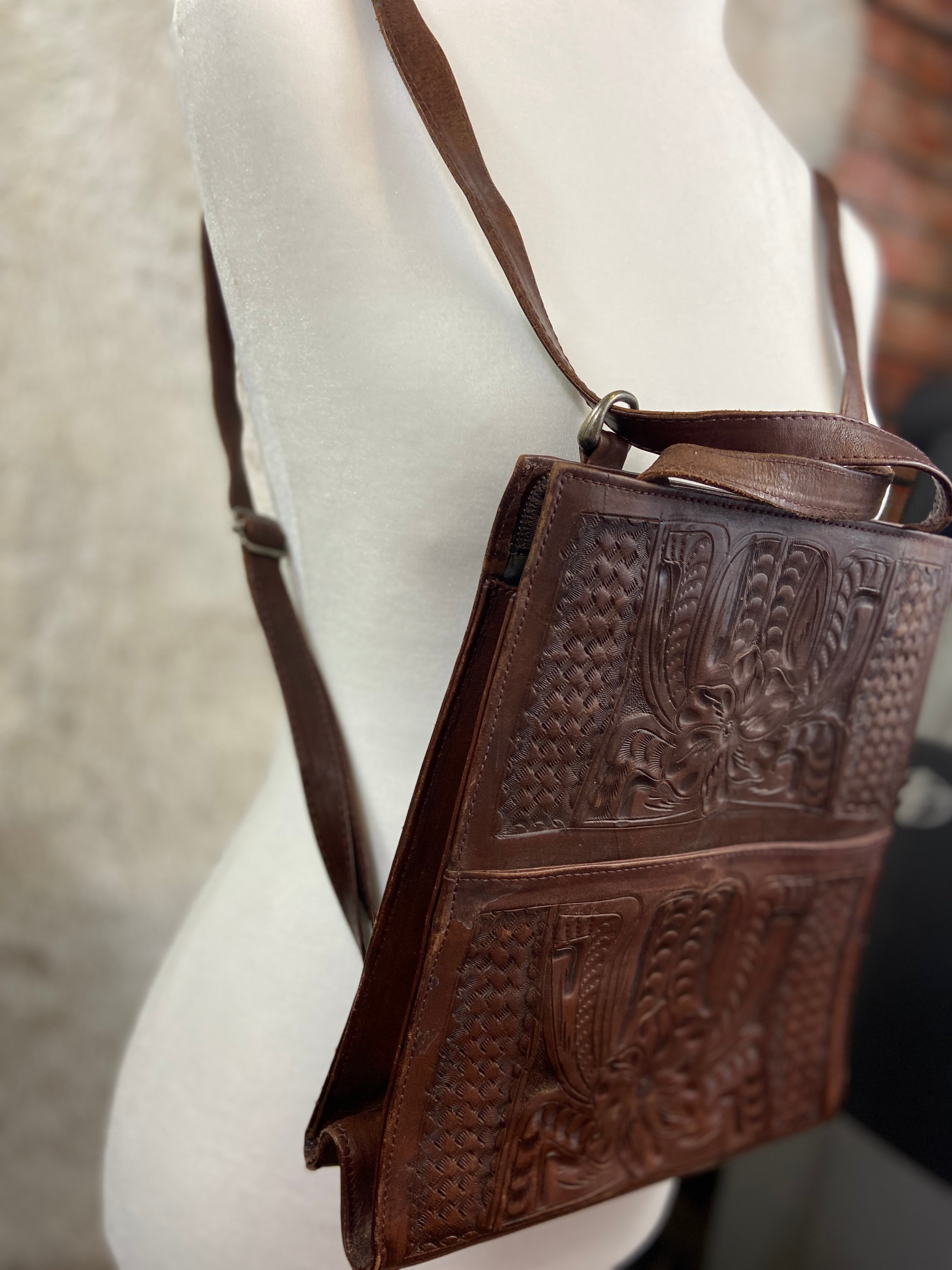 Leaders. In leather bag or backpack