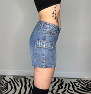 90s Cargo Jean Shorts