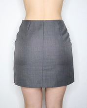 Sportmax Gray Mini Skirt (Small) 