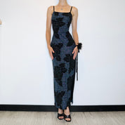Glittery Backless Gown (Medium) 