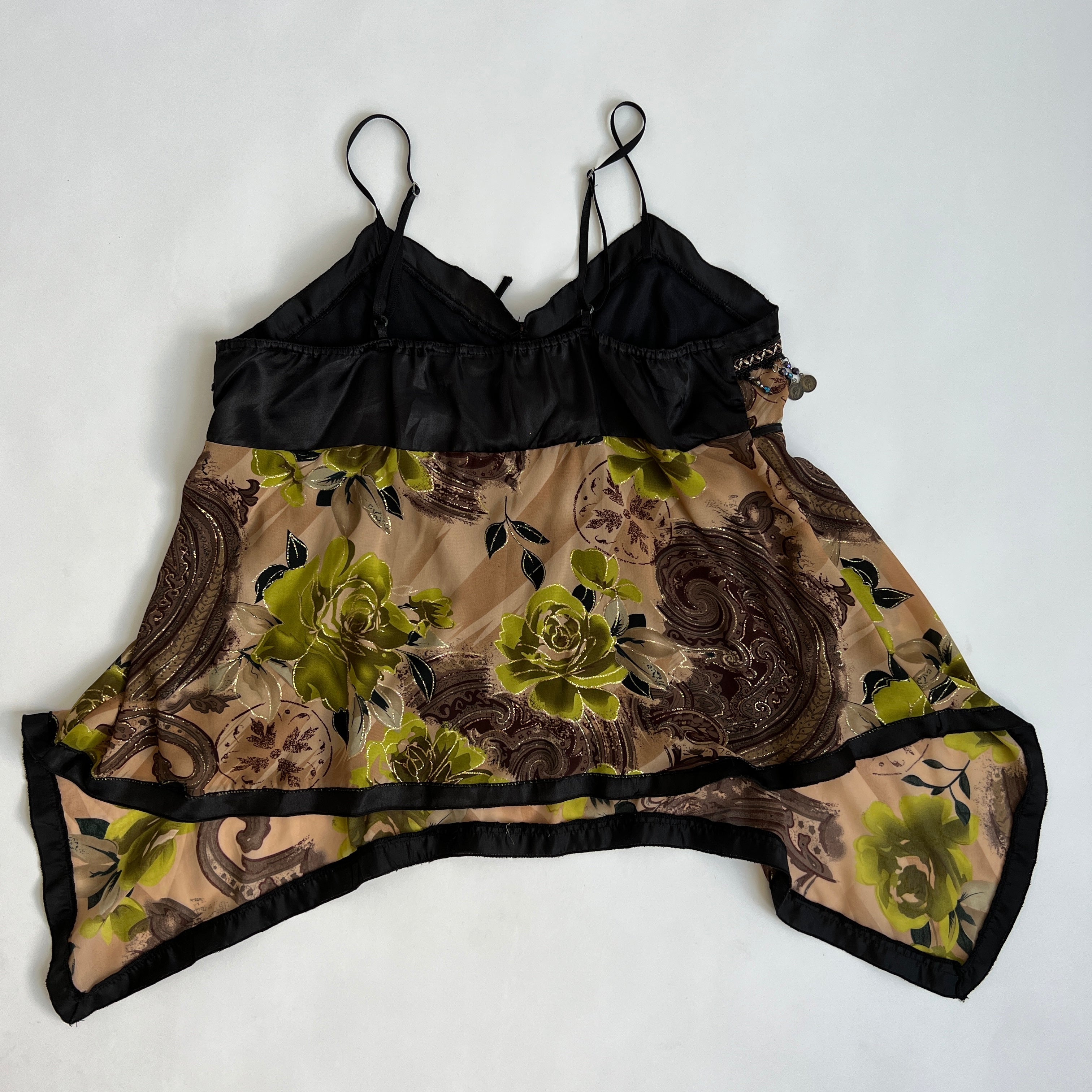 00s floral coin babydoll