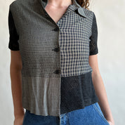 Vintage plaid patchwork