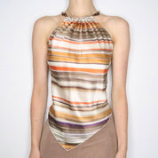 Max Mara Striped Silk Set (Medium)