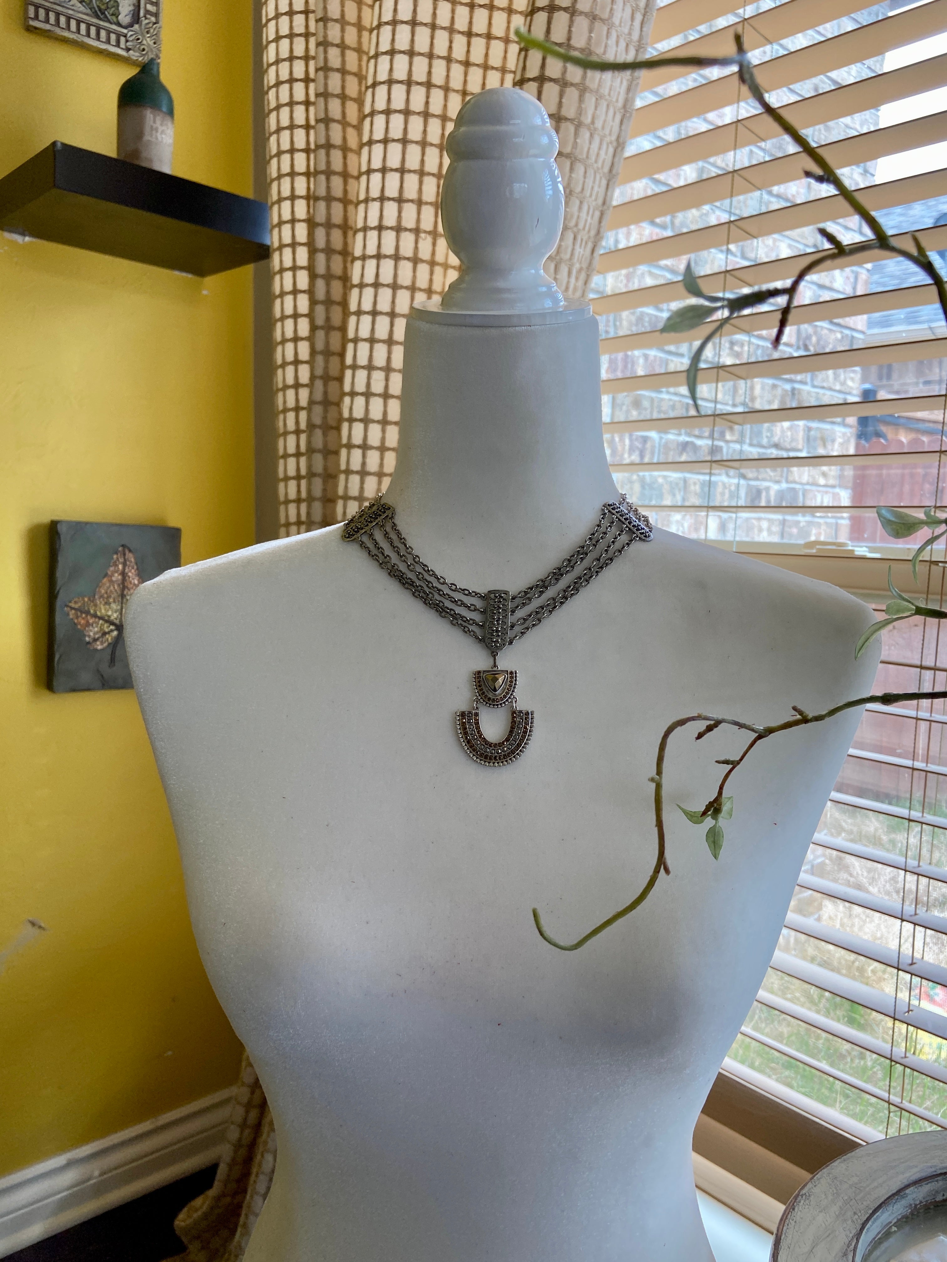 Reworked Vintage Metal Choker