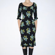 Betsey Johnson Blueberry Midi Dress (S-M)