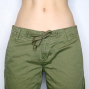 Green Cargo Capris (Medium)