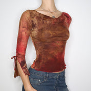Boho Mesh Blouse (Small) 