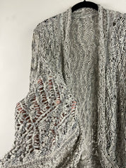 Cotton woven cardigan
