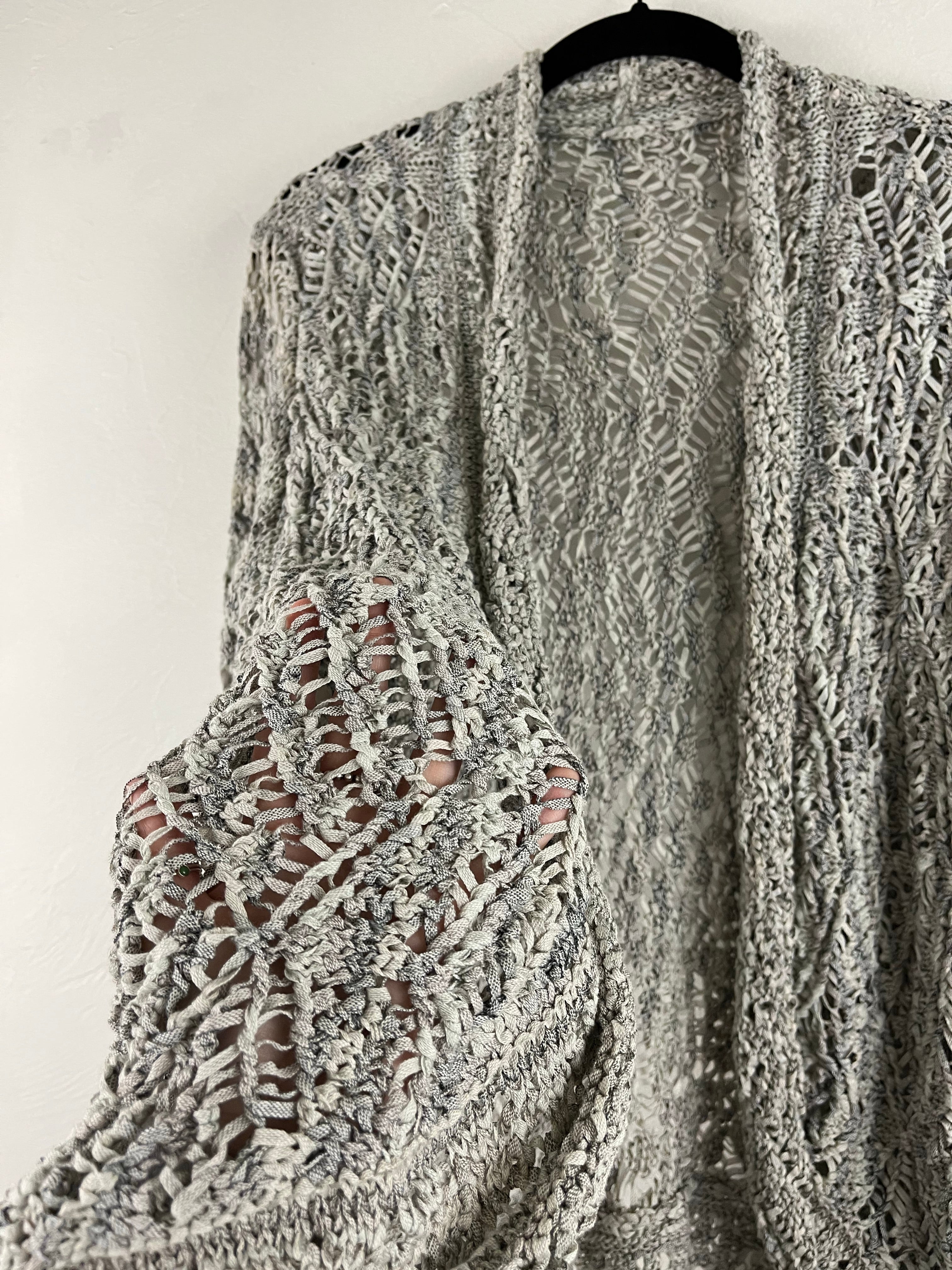 Cotton woven cardigan