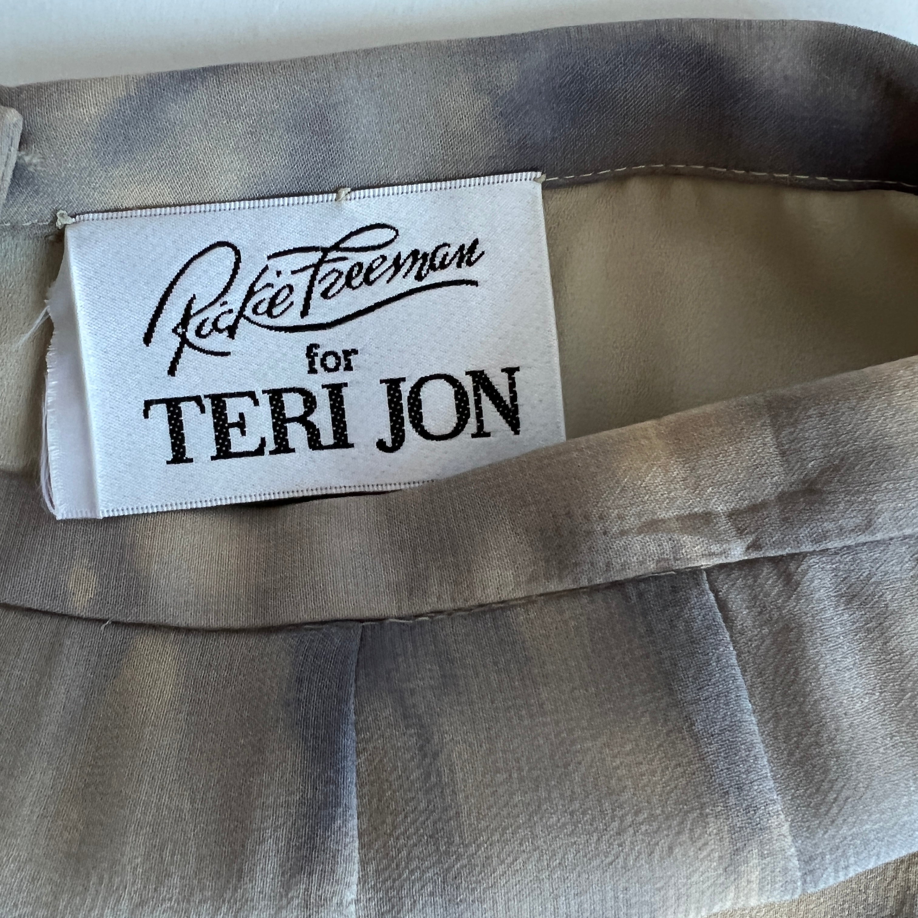 Rickie Freeman tie dye maxi skirt