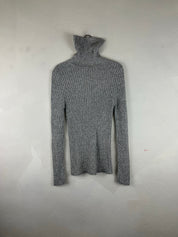 Speckled turtle neck