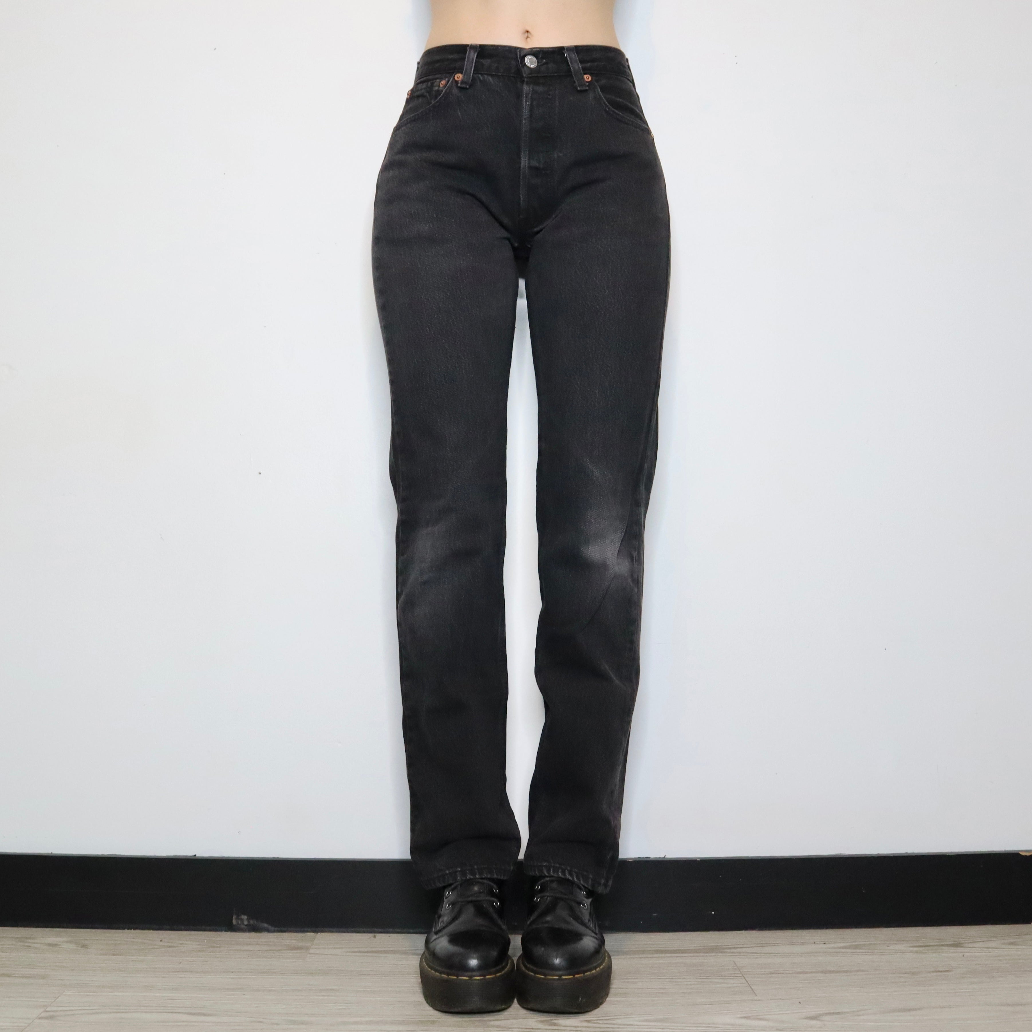 Black Levi's 501 Jeans (S-M)