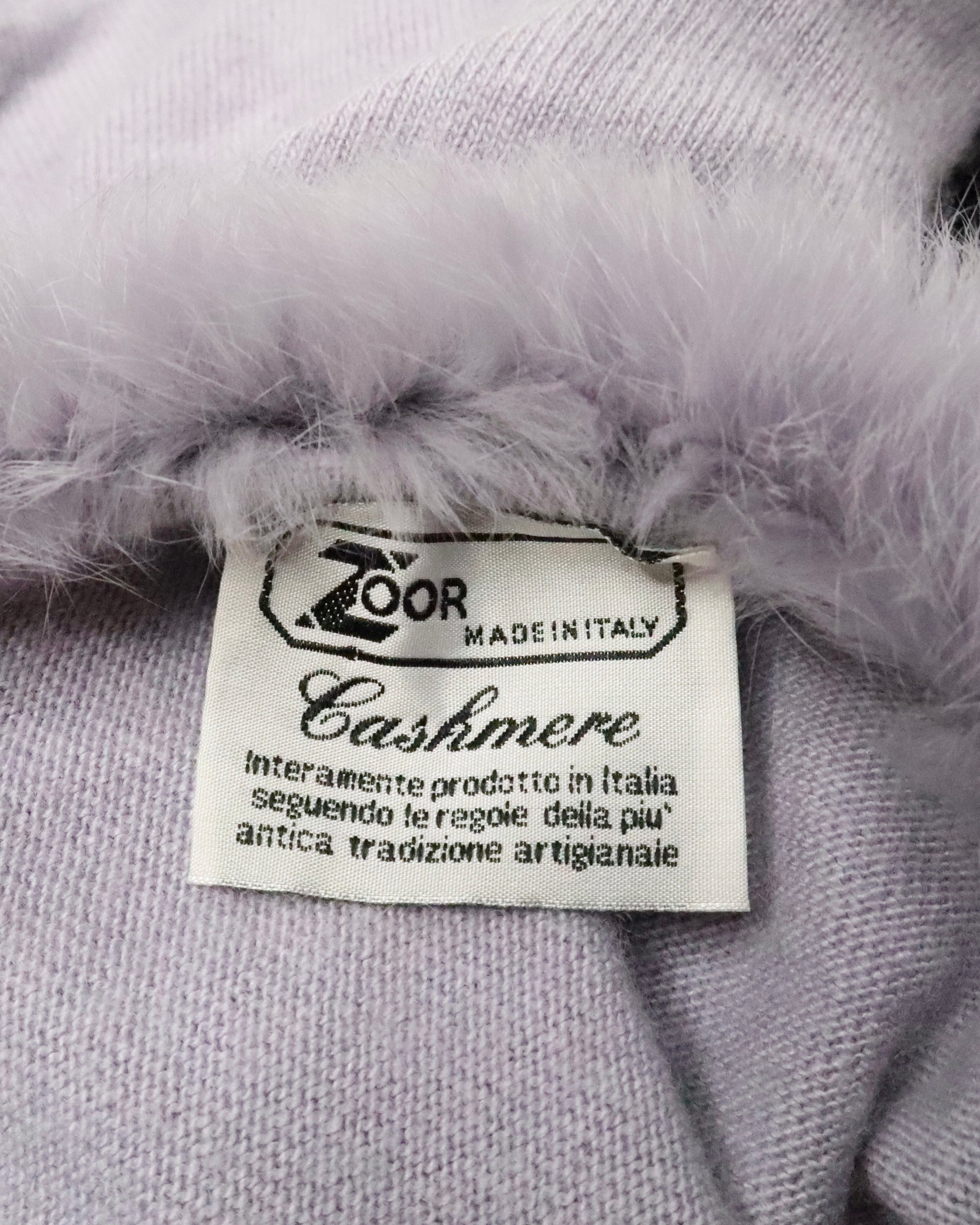 Italian Pale Lavender Cardigan (M-L) 