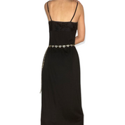 Black maxi dress