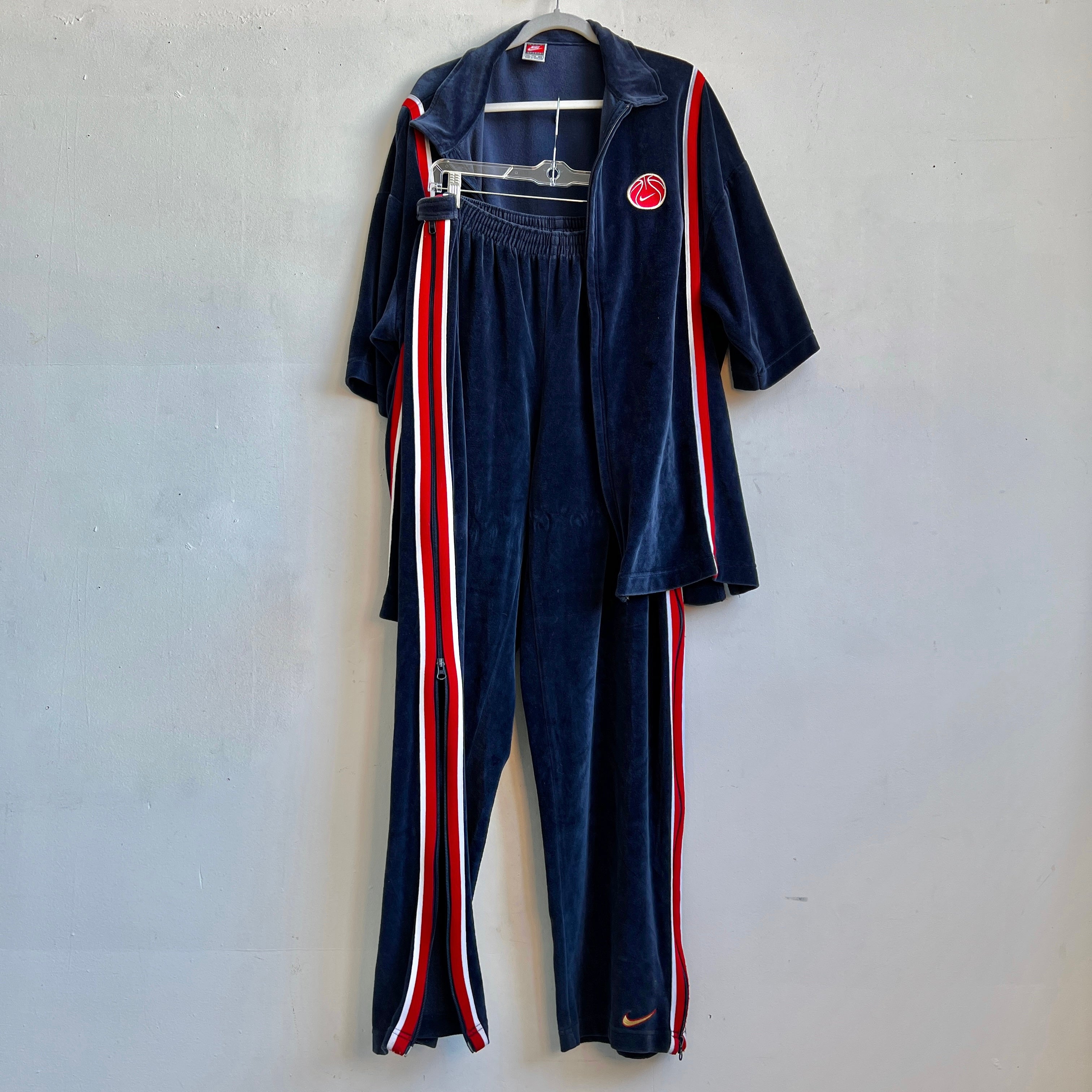 00s Nike velour tracksuit Mens XXL