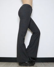 Gray Pinstripe Dress Pants (XS-S) 