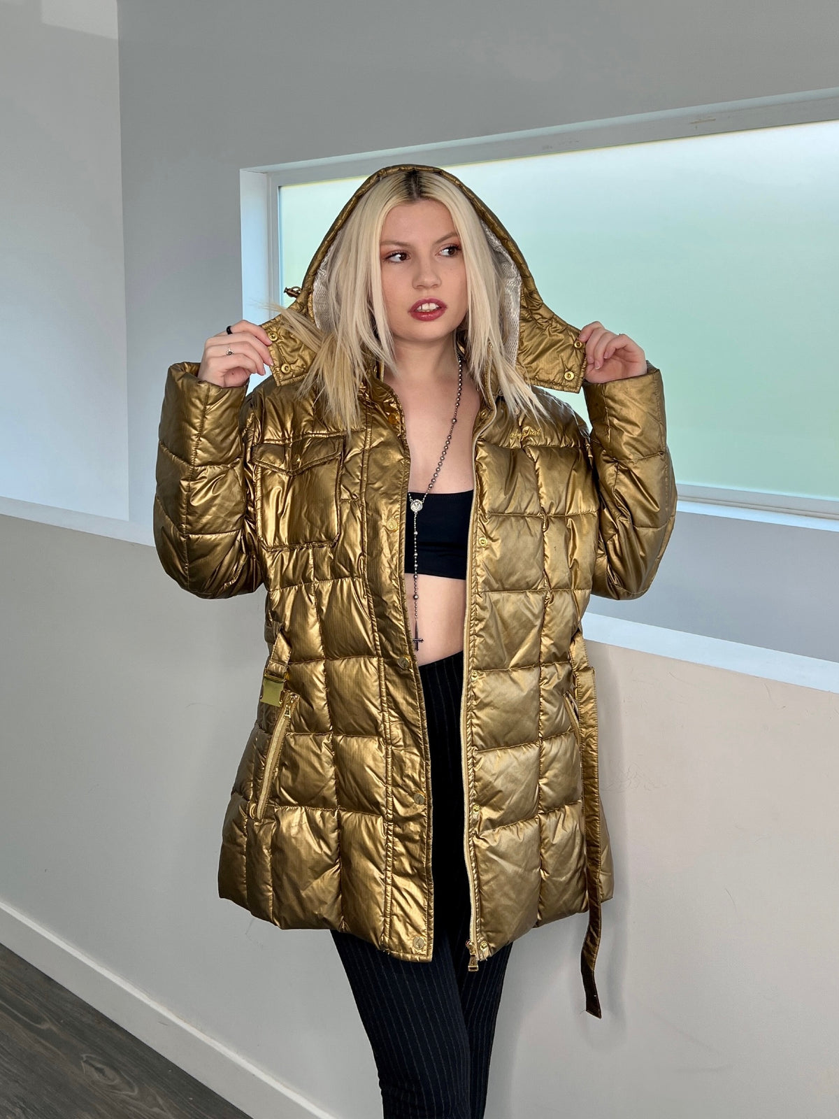 Baby Phat Velour Puffer Jacket