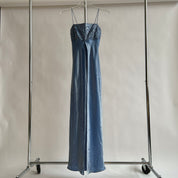 90s iridescent formal dress