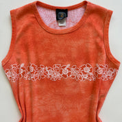 00s tropical knit dress