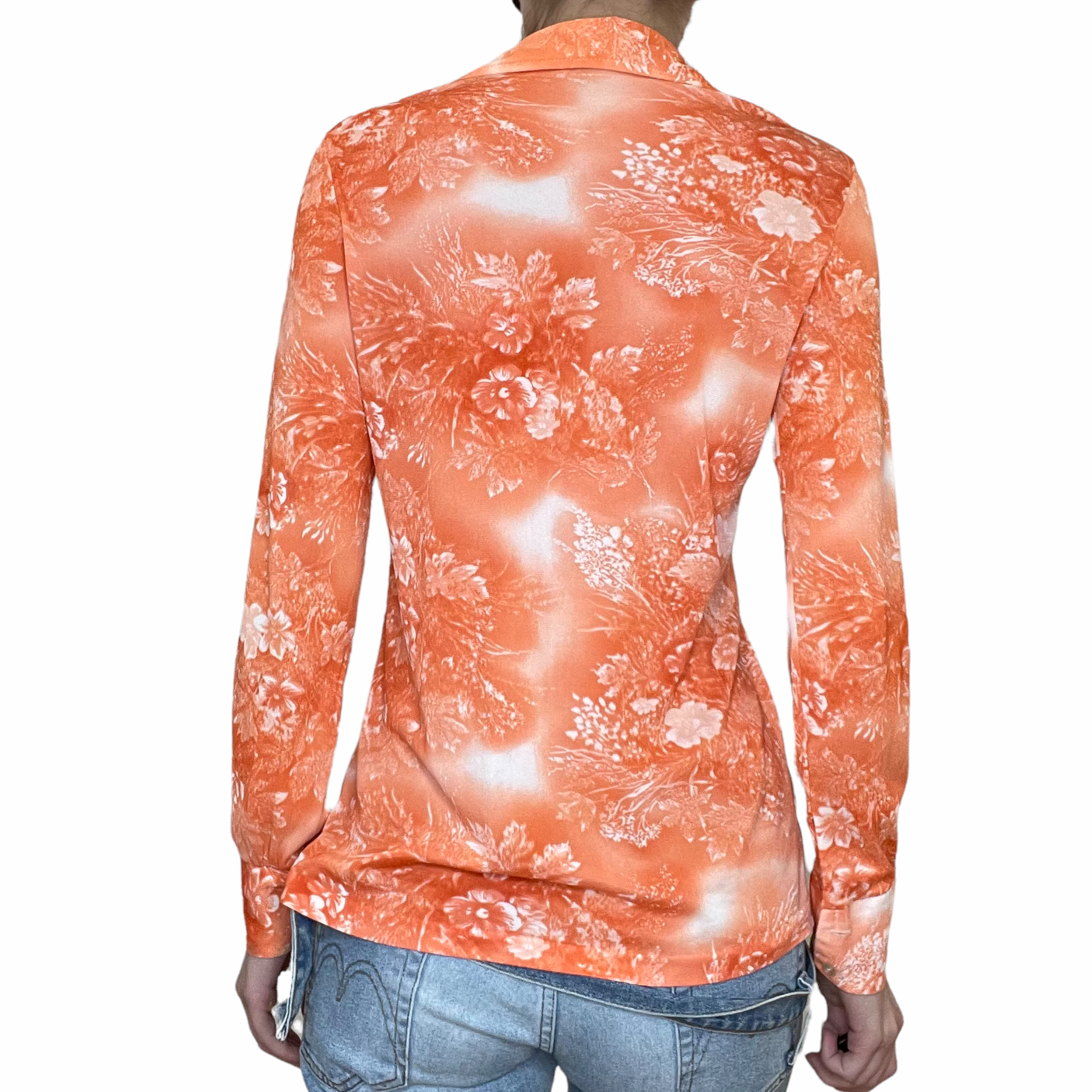 Vintage orange blouse