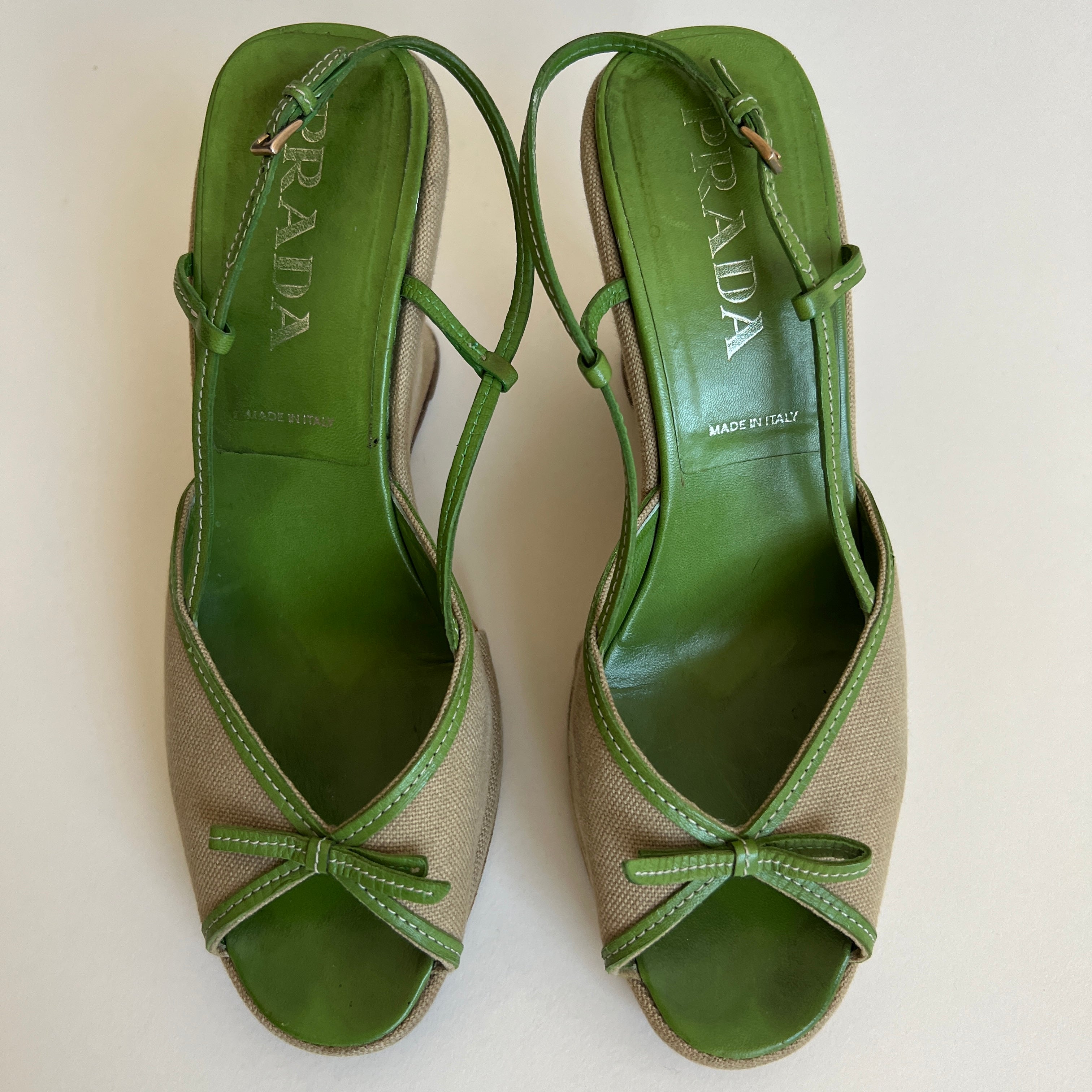 00s Prada wedges sz 7.5