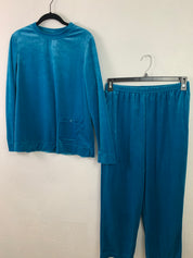 Sea foam velvet set