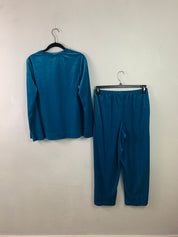 Sea foam velvet set
