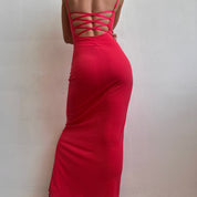 Y2k Hot pink glitter prom
