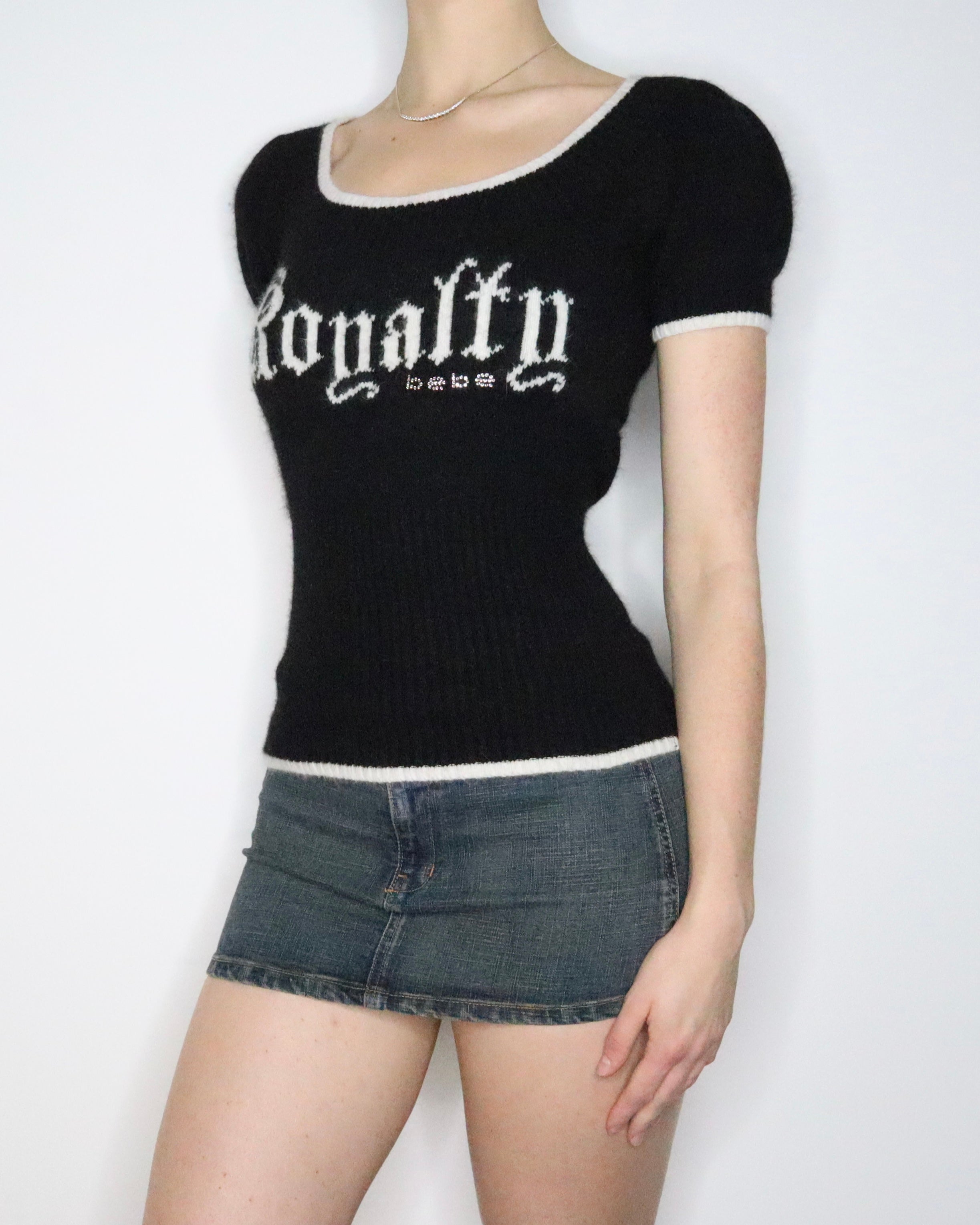 Bebe Fuzzy Angora Sweater (S-M) 