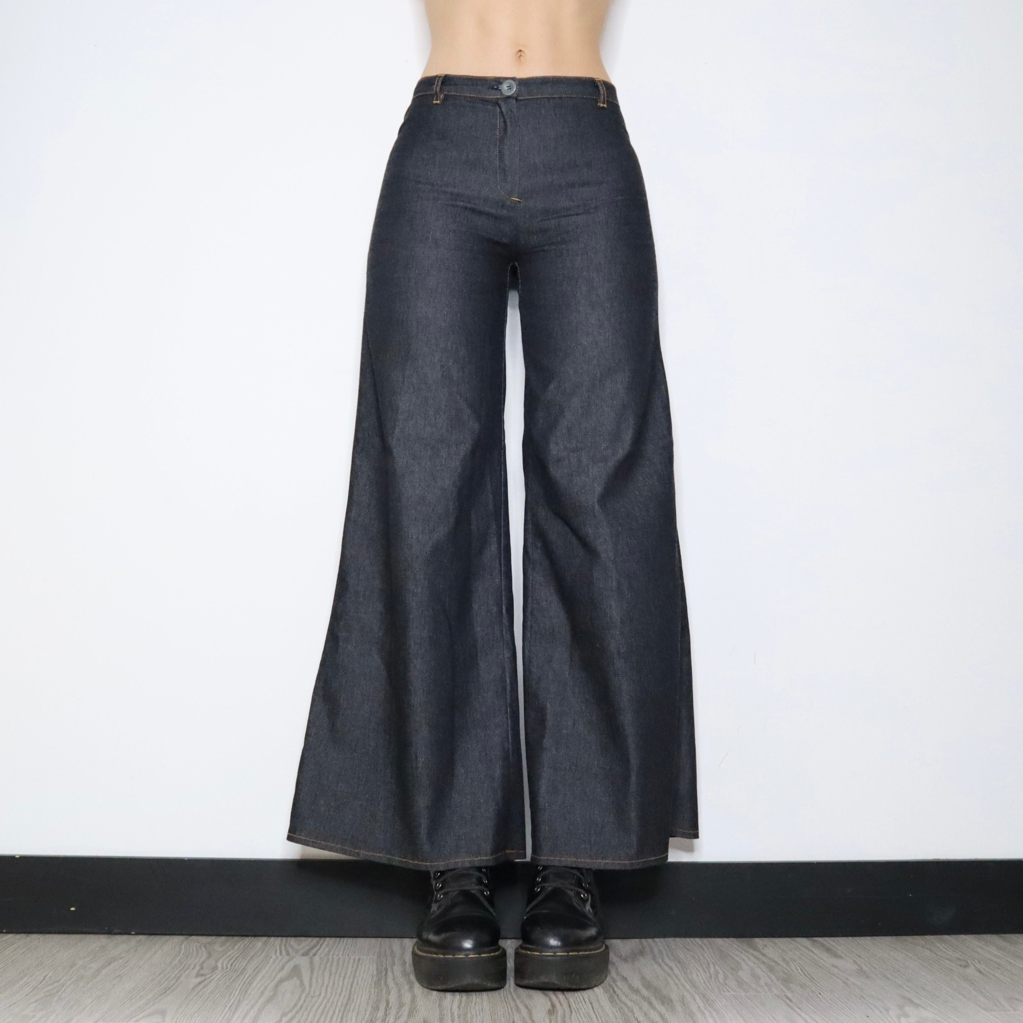 Cop Copine Wide Leg Jeans (Small) 