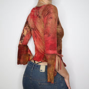 Boho Mesh Blouse (Small) 