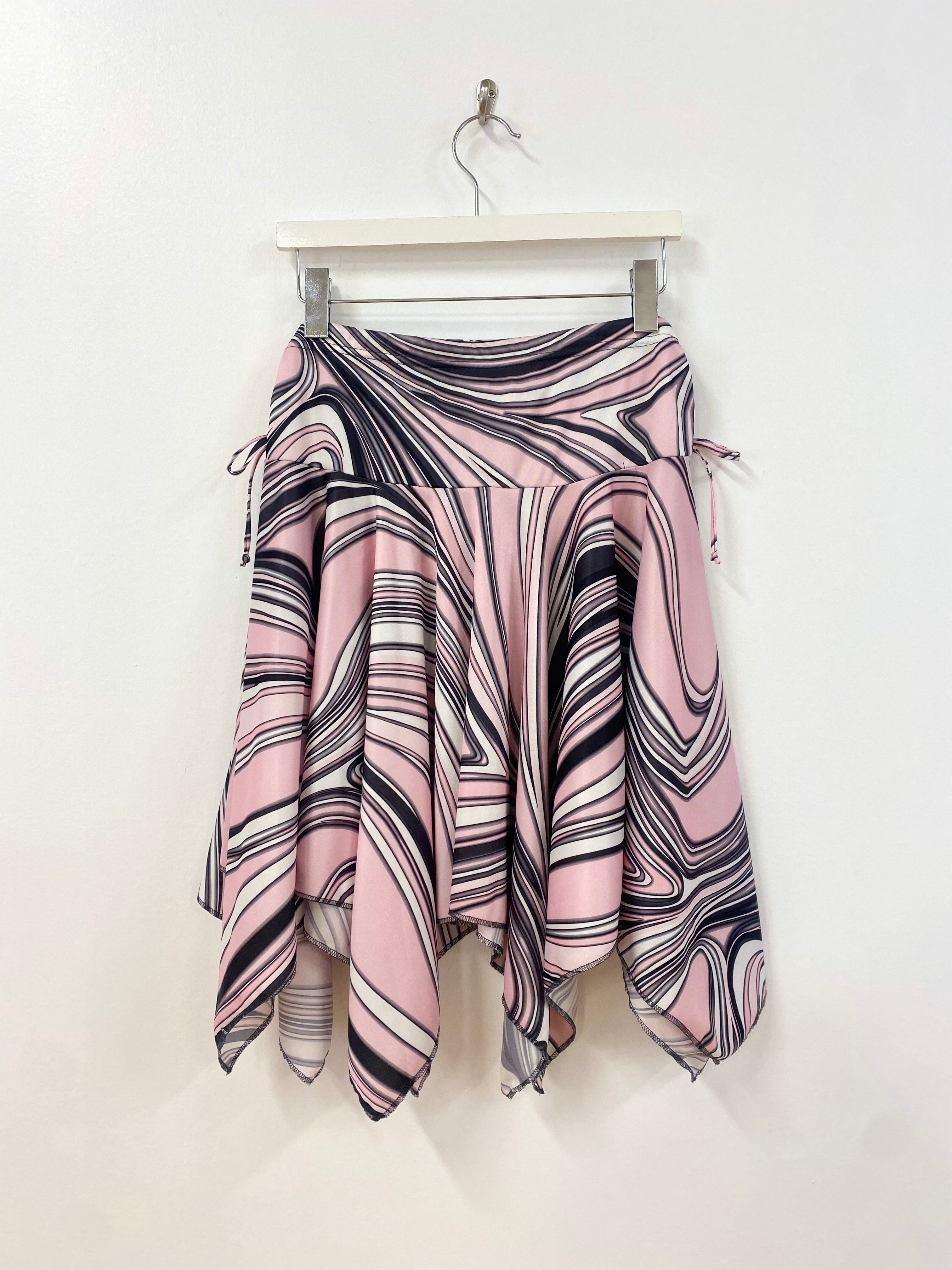 Pink Marble Swing Skirt