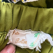 Vintage olive dancing skirt set 