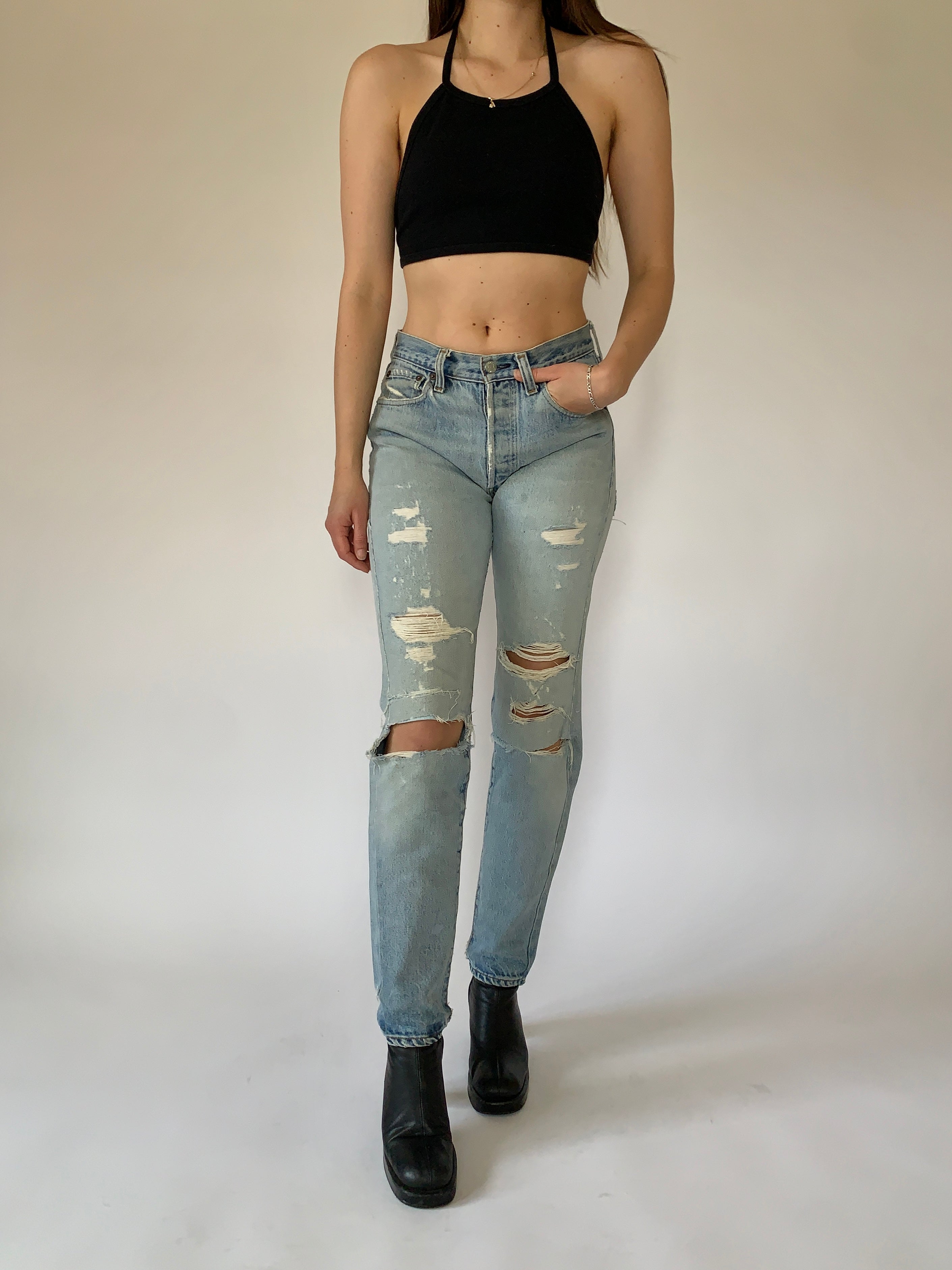 Vintage Levi’s 501 Patchwork