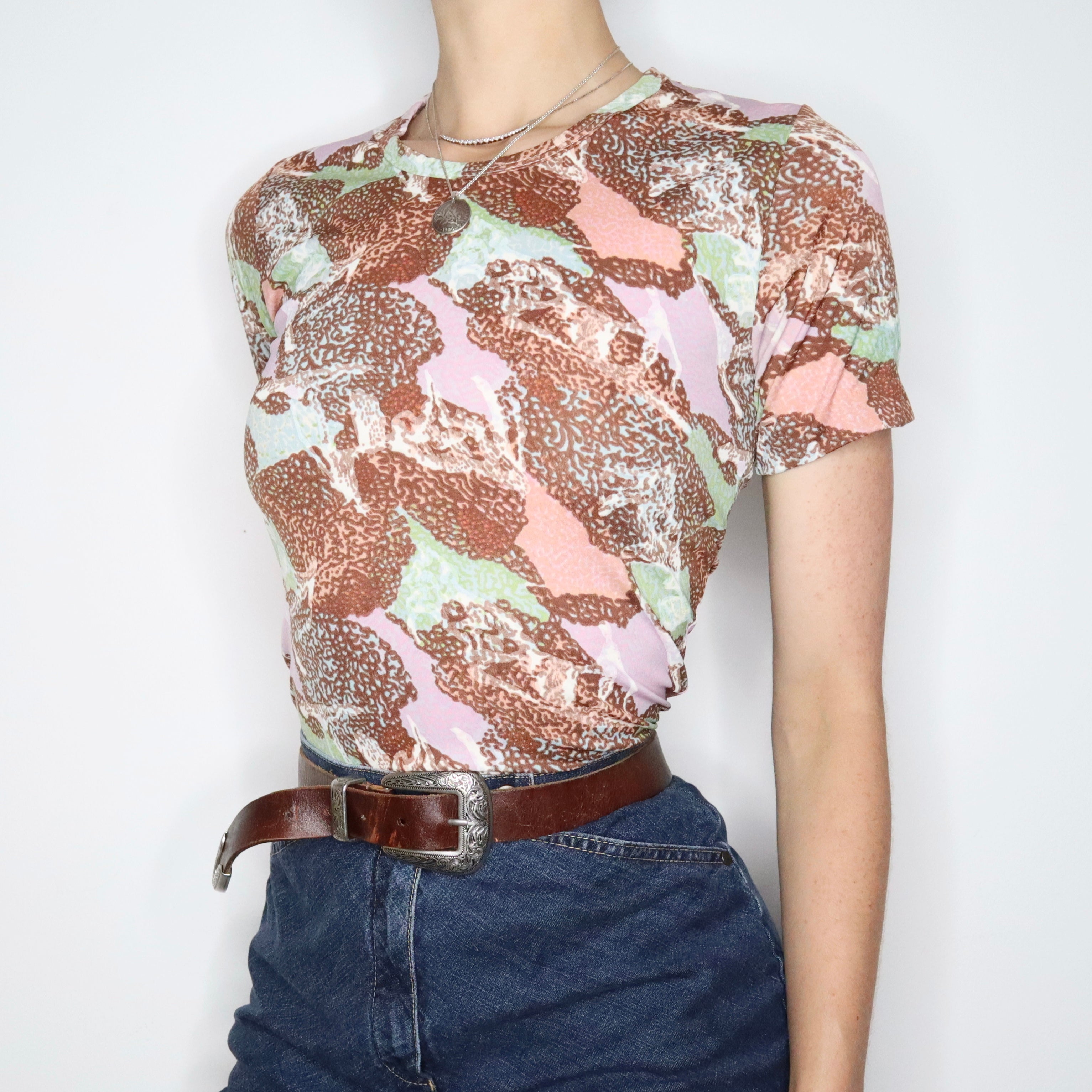 70s Abstract Print Tee (M)