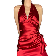 little red date night dress