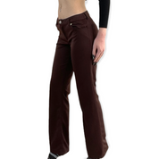 Fit brown pants