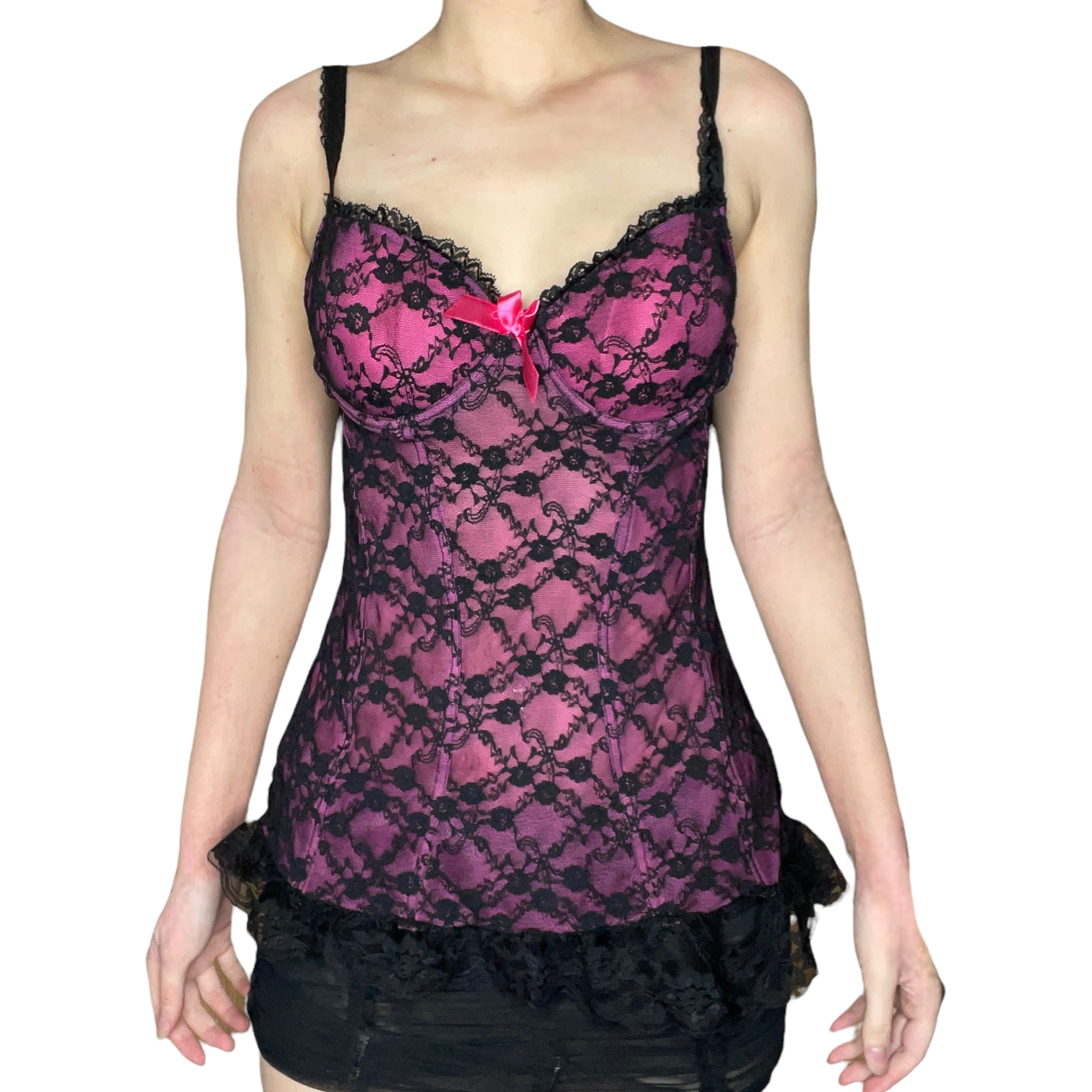 Lace corset top