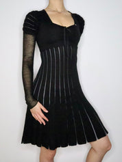 Miss Sixty Black Sweater Dress (XS-S) 