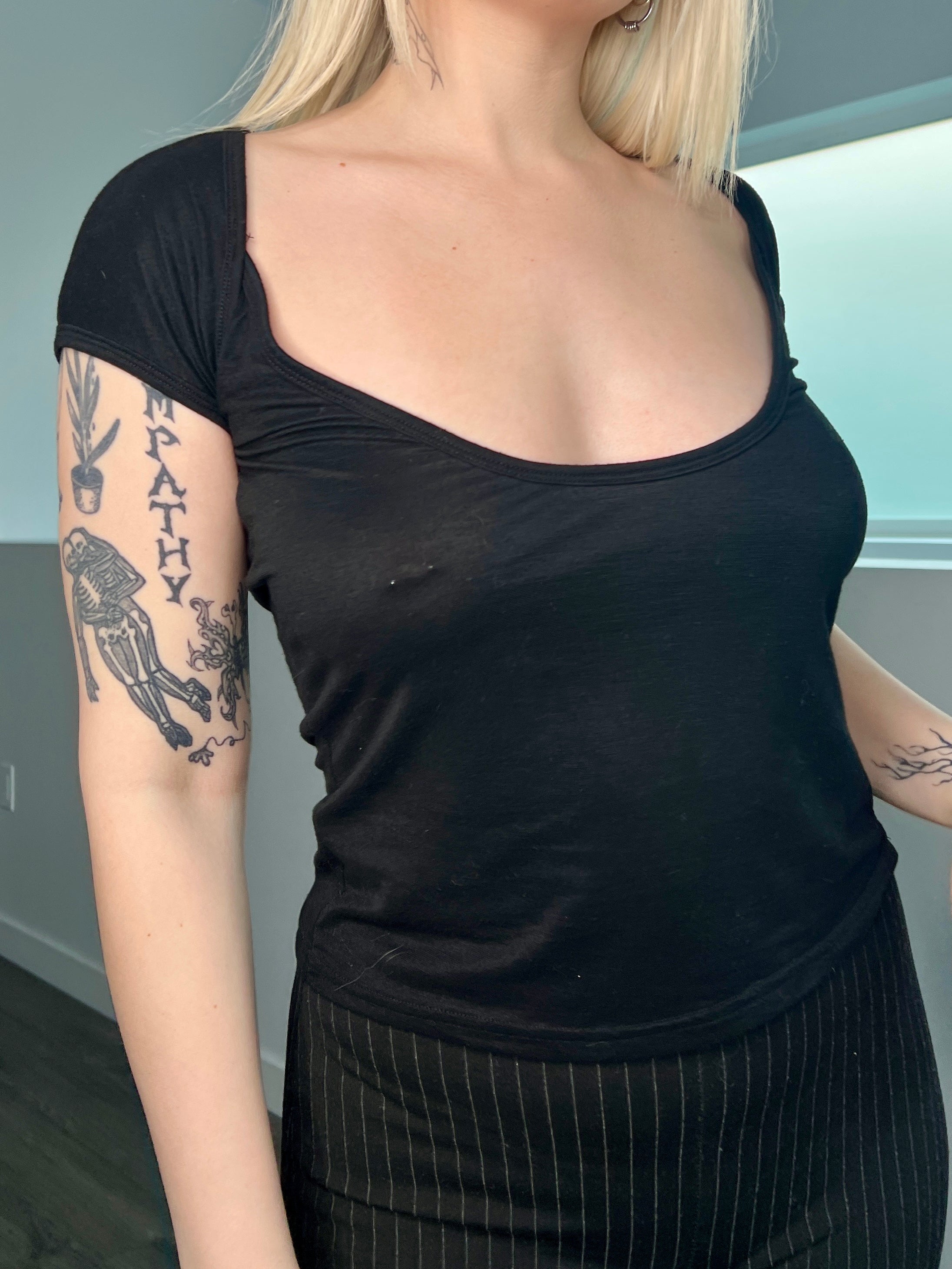 Open Back Blouse